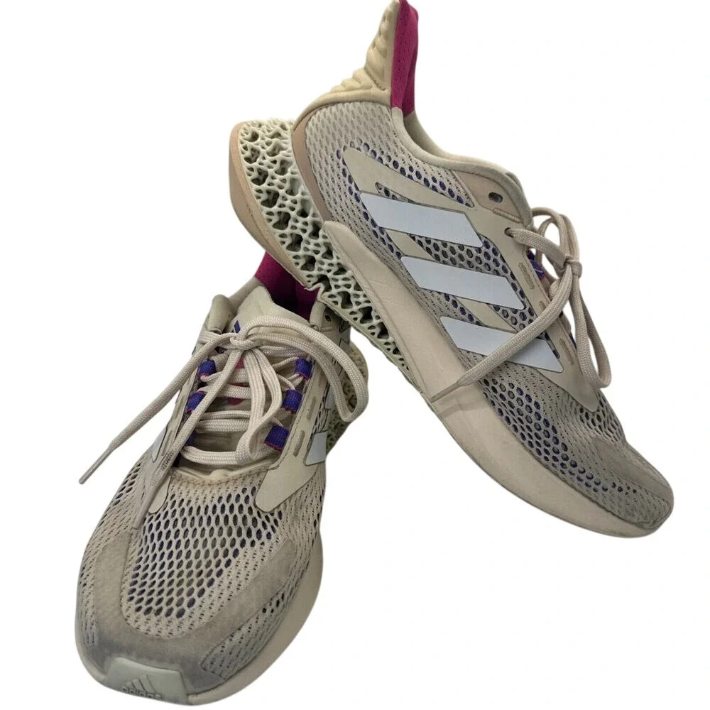Adidas 4DFWD Pulse Women's Size 10 Running Shoes Halo Ivory Beige‎ Q46226